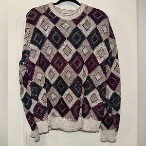 Shenandoah Golf Knit Sweater Made In The USA - Size Large